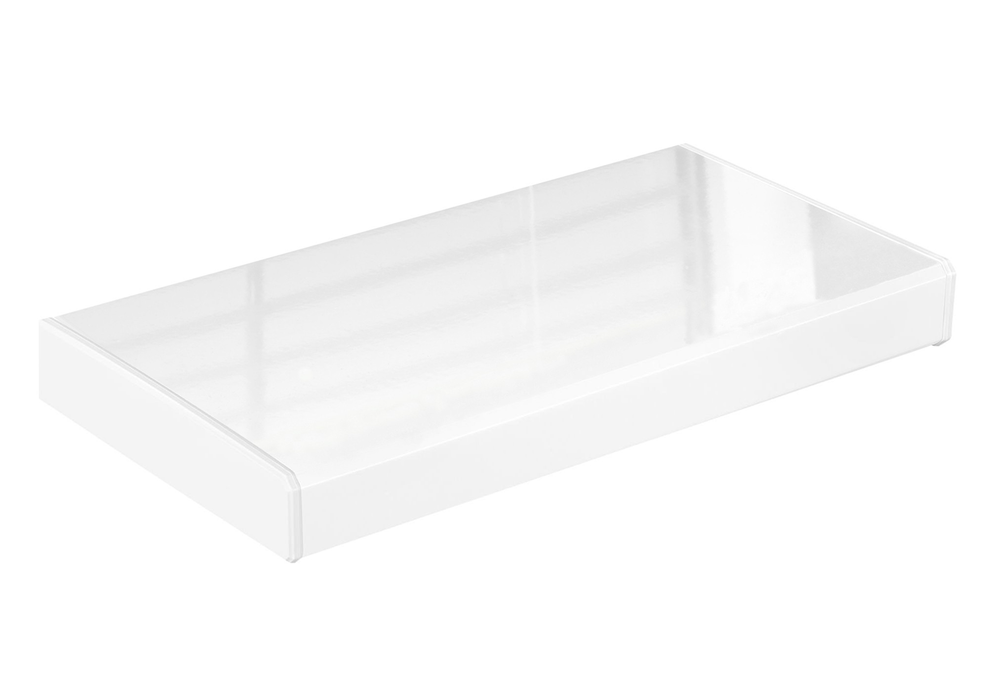 Подоконник Витраж Дизайн  сияющий белый 450 мм