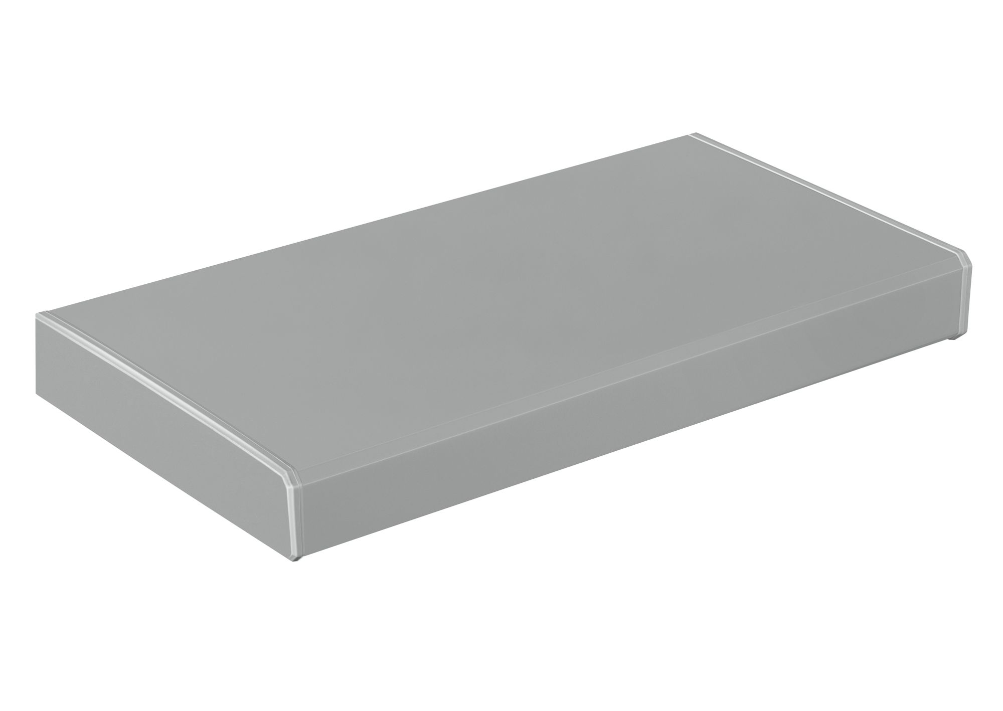 Подоконник Витраж Дизайн серый 600 мм