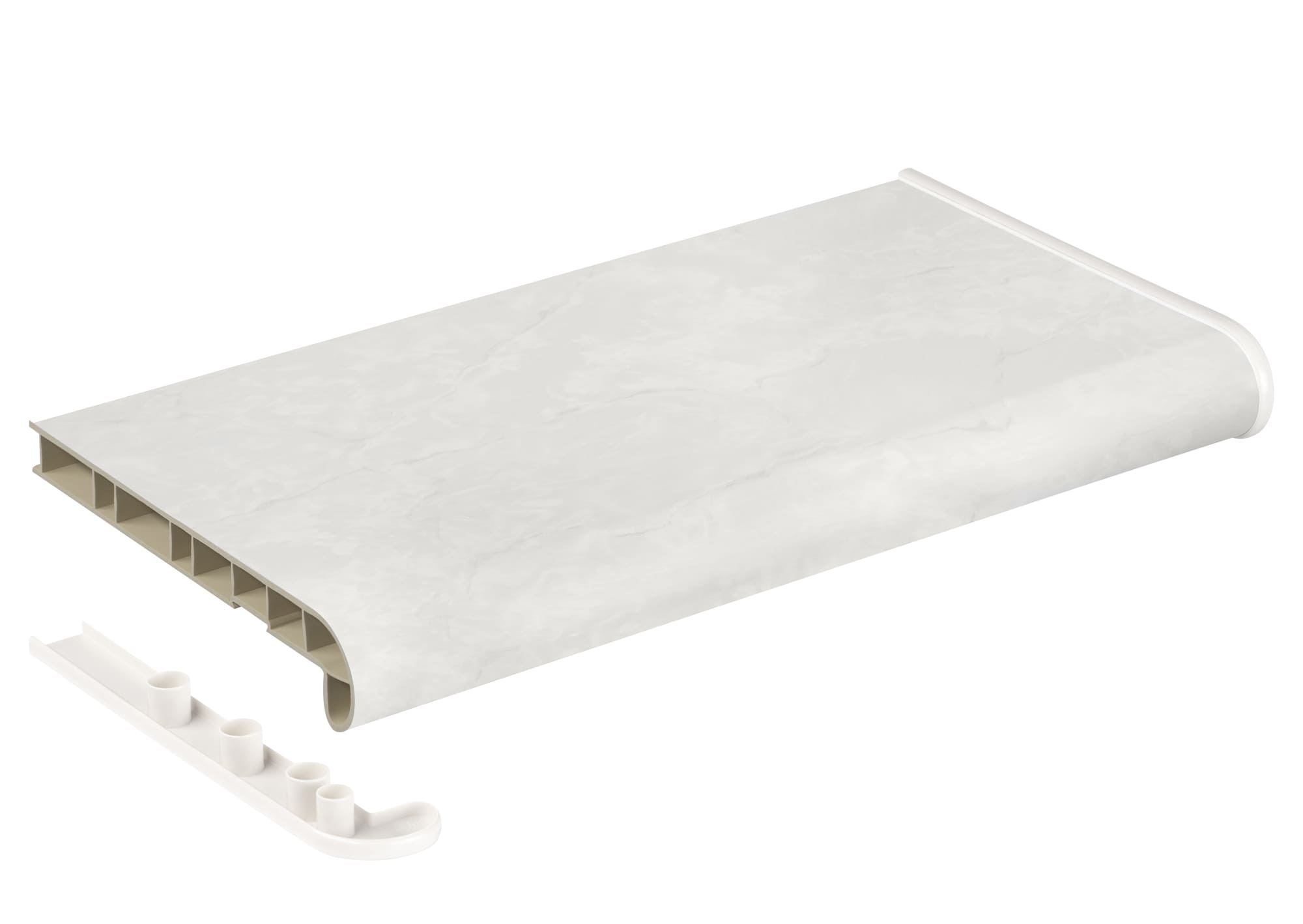 Подоконник Estera мрамор сатин 400 мм