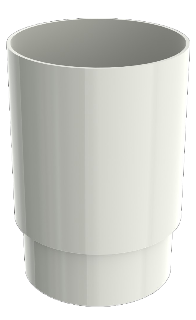 Соединитель трубы Ruplast белый