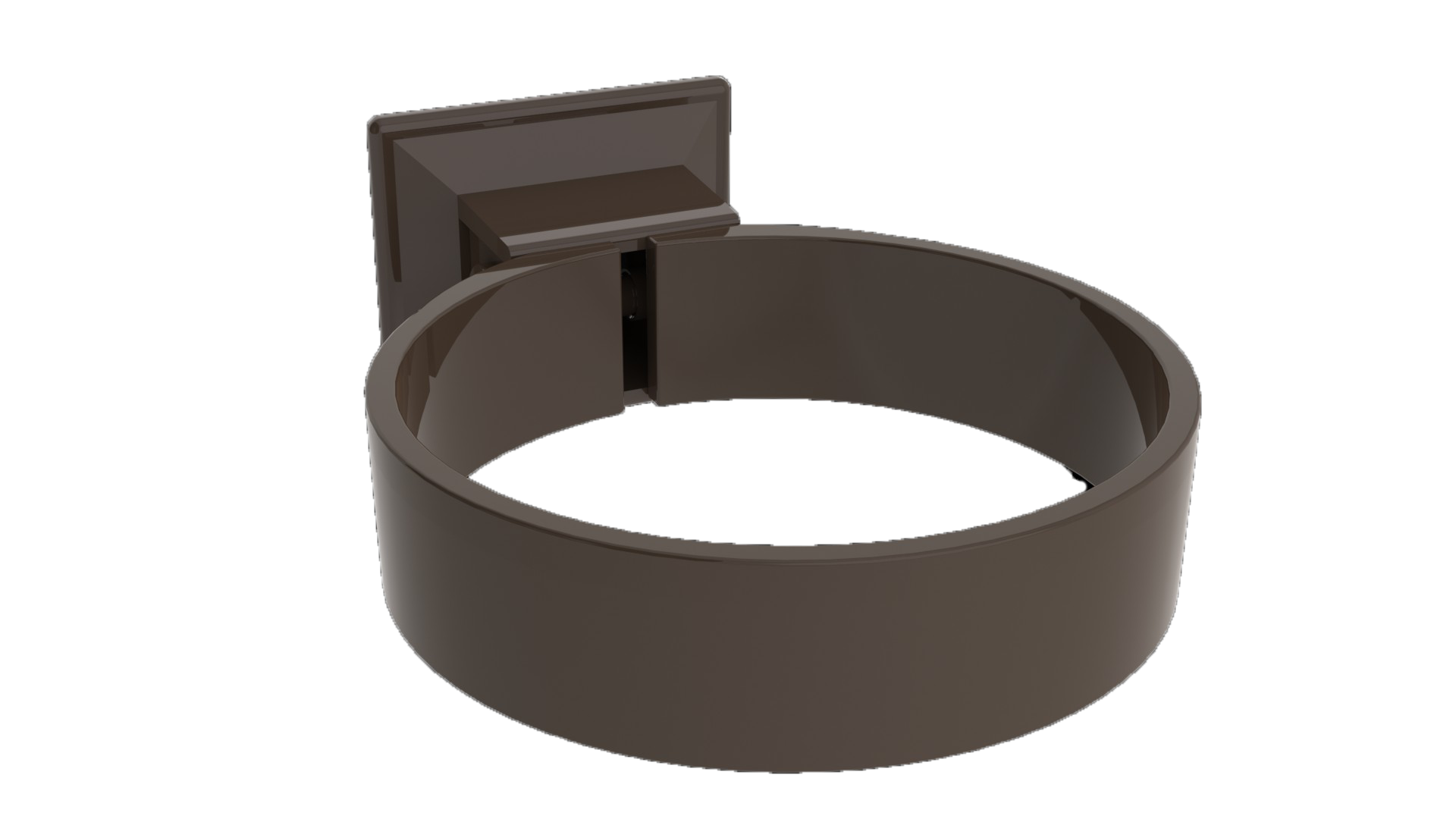 Хомут трубы Ruplast коричневый