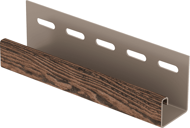 J-профиль Ю-пласт Хокла Винтаж корица