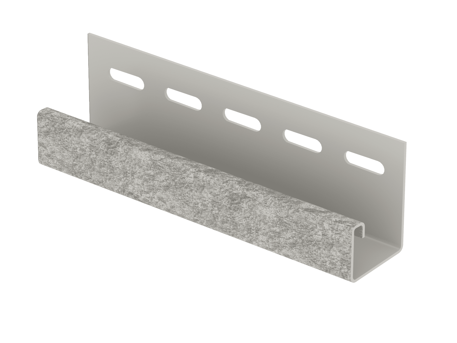 J-профиль Ю-пласт Стоун-Хаус Сланец светло-серый