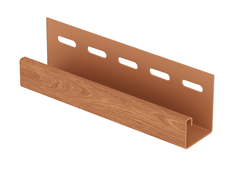 J-профиль Ю-пласт Софит PRO дуб золотой