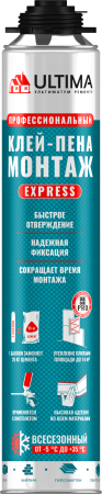 Клей-пена ULTIMA EXPRESS МОНТАЖ 750ml