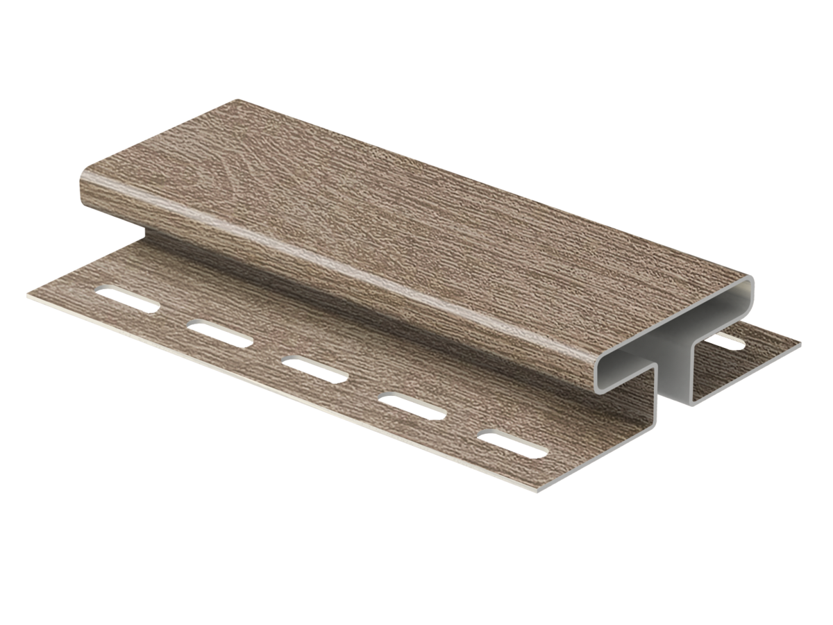 Н-профиль Ю-Пласт Тимберблок Рейка фасадная орех светлый