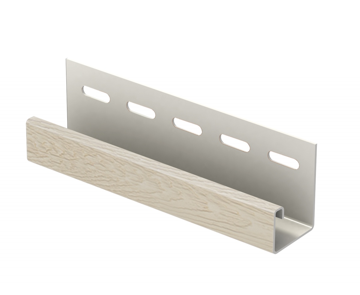 J-профиль Ю-пласт Хокла Скандинавия Слоновая кость