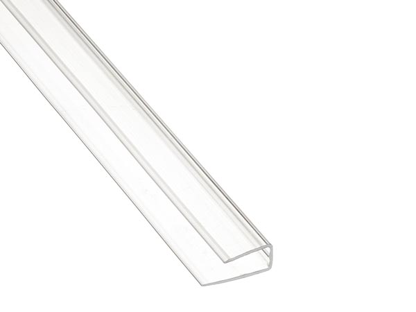 Торцевой профиль для поликарбоната 4 мм прозрачный