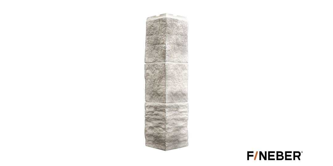 Наружный угол FineBer Блок светло-коричневый