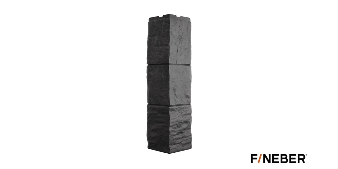 Наружный угол FineBer Блок темно-серый