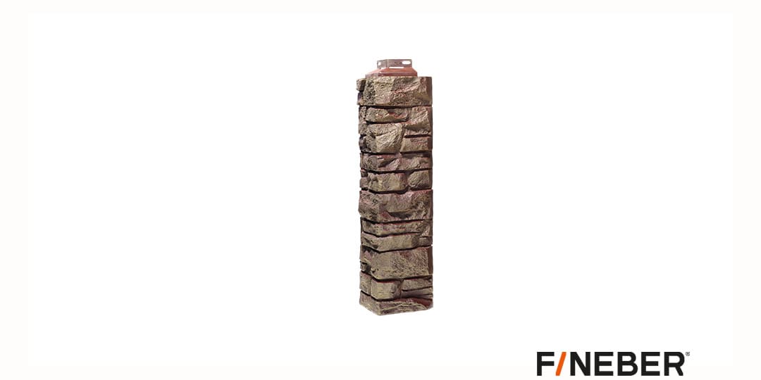 Наружный угол FineBer Скала желто-коричневый