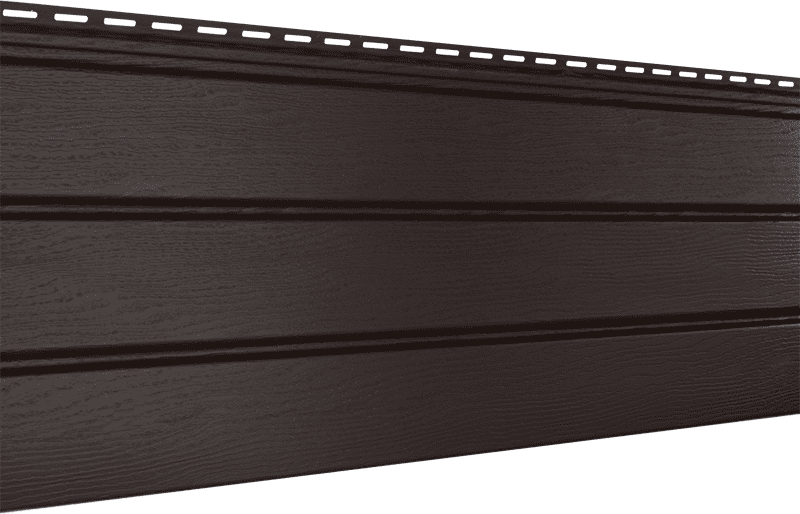 Софит Ю-пласт коричневый без перфорации