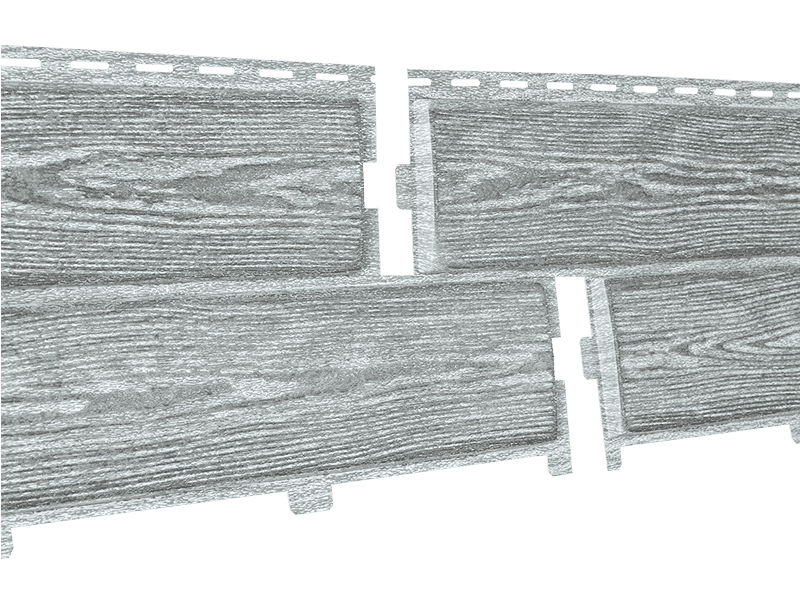 Фасадная панель Ю-пласт Хокла Винтаж пепел