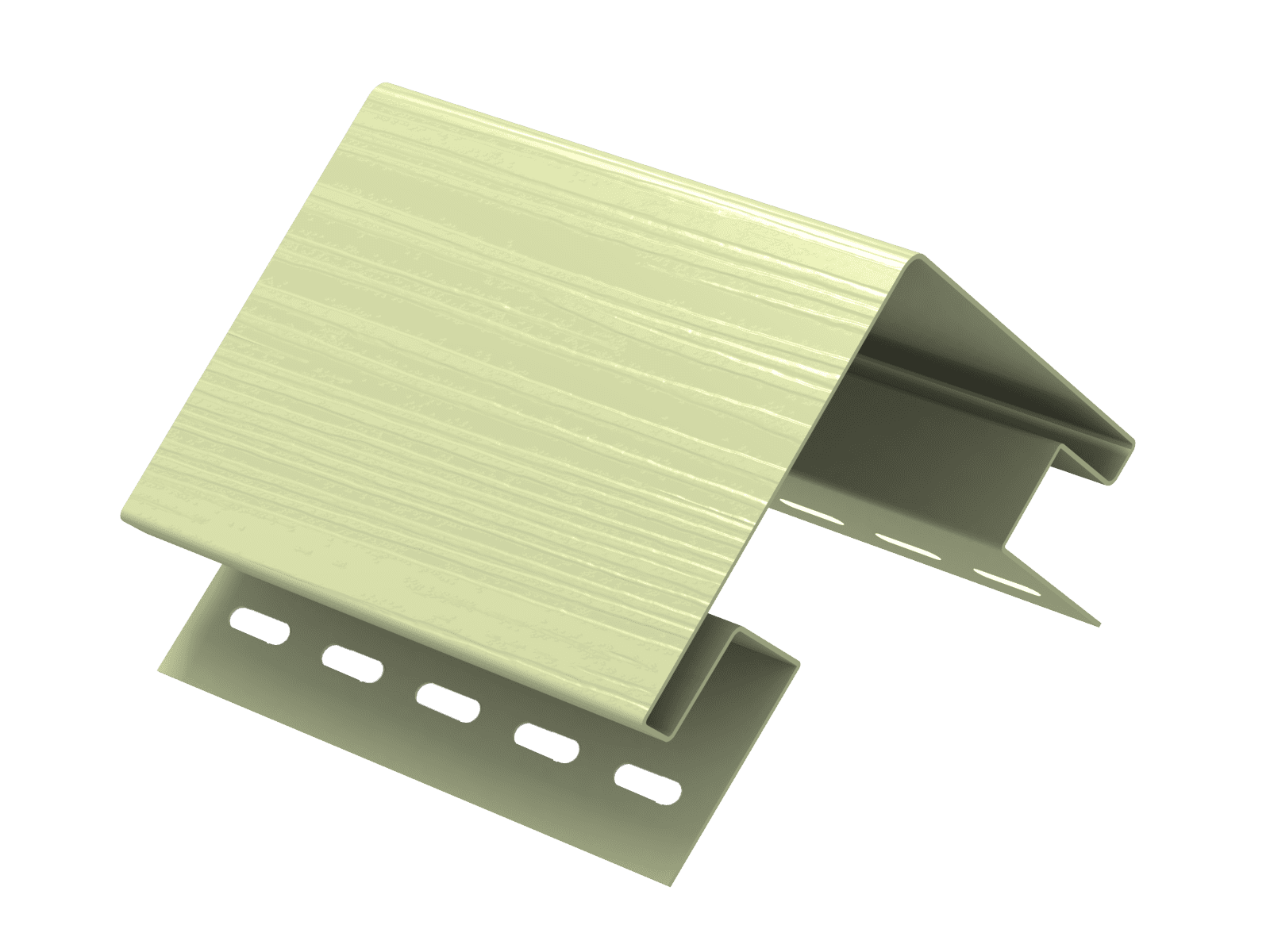 Наружный угол Ю-пласт зеленый