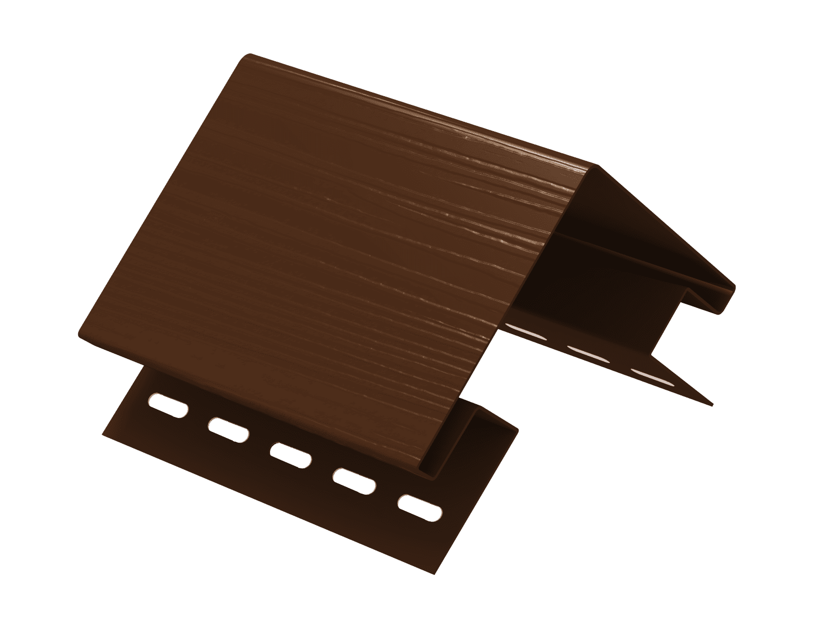 Наружный угол Ю-пласт коричневый