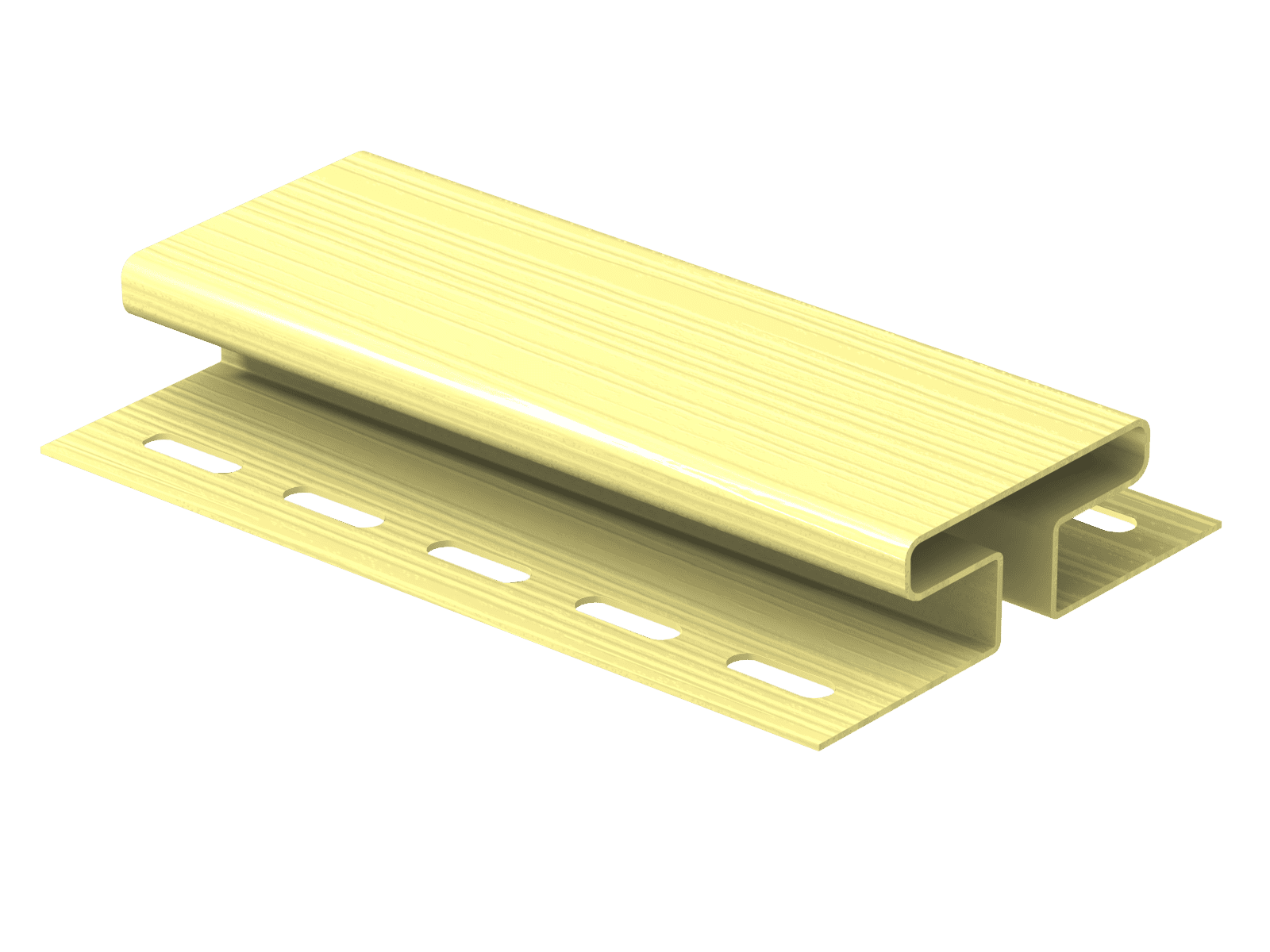 Н-профиль Ю-пласт кремовый