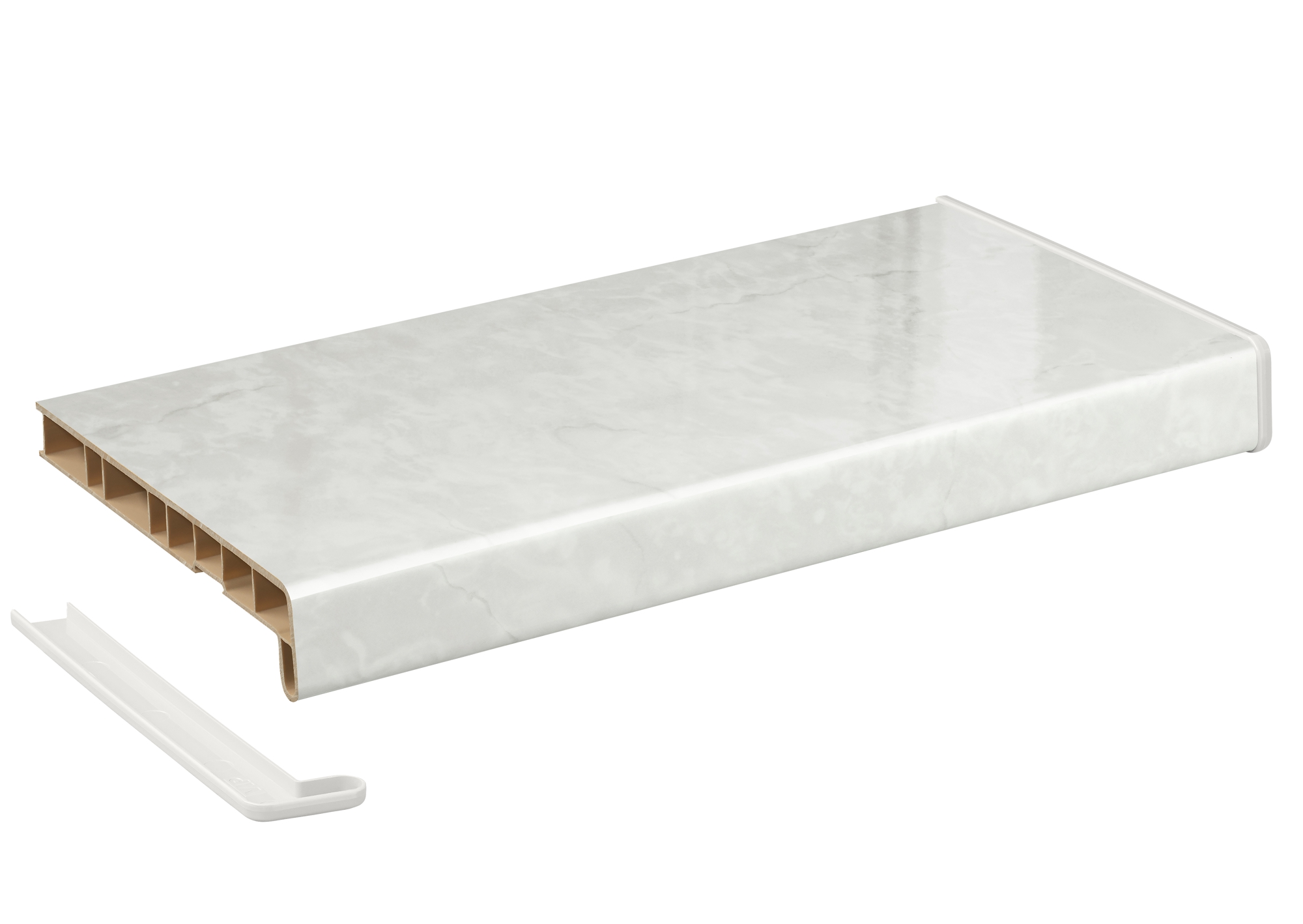 Подоконник Кристаллит мрамор глянец 250 мм