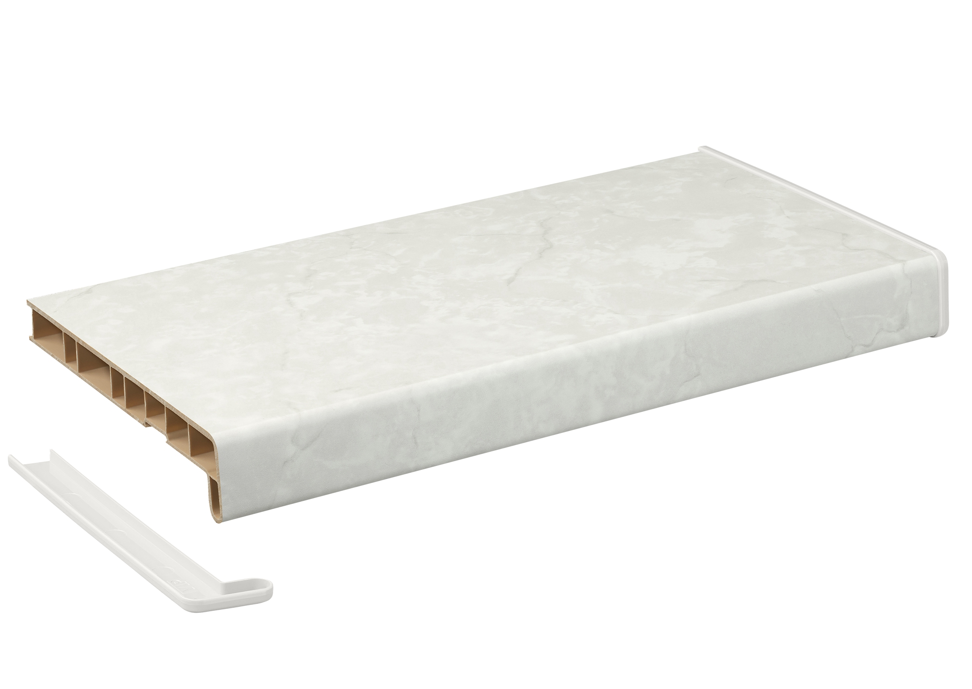 Подоконник Кристаллит мрамор матовый 700 мм