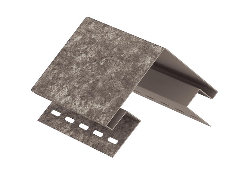 Наружный угол Ю-пласт Стоун-Хаус Кварцит коричневый