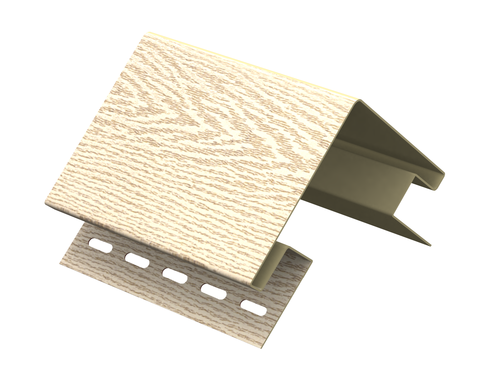 Наружный угол Ю-пласт Тимберблок Ясень золотистый