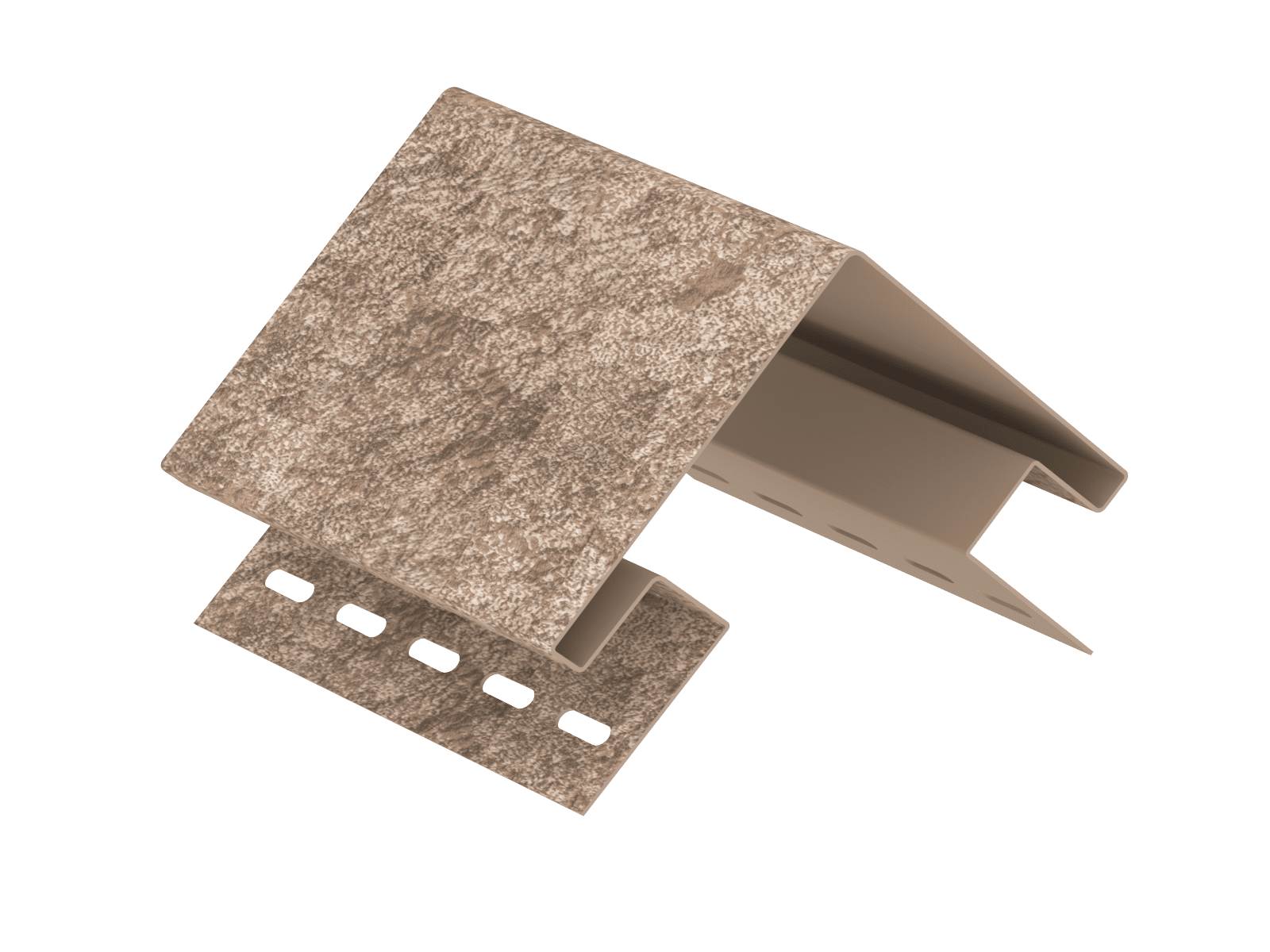 Наружный угол Ю-пласт Стоун-Хаус Сланец бурый