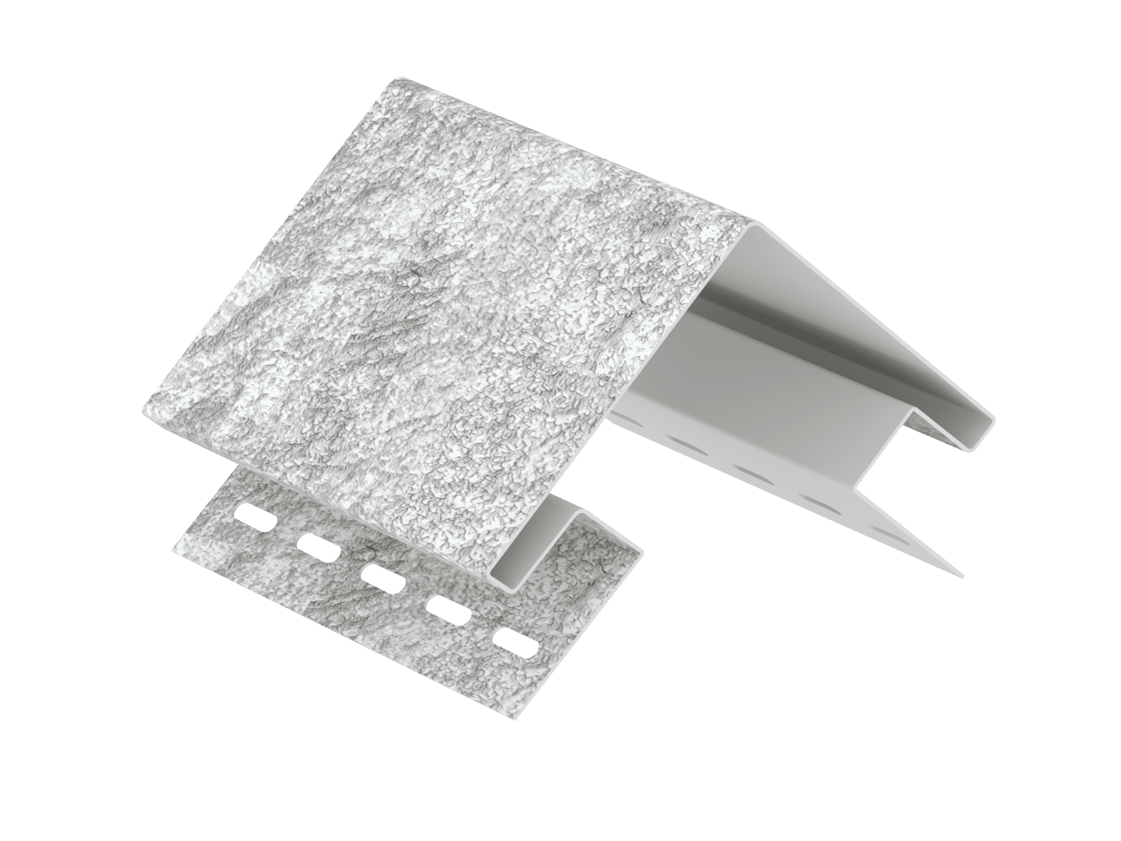 Наружный угол Ю-пласт Стоун-Хаус Сланец светло-серый