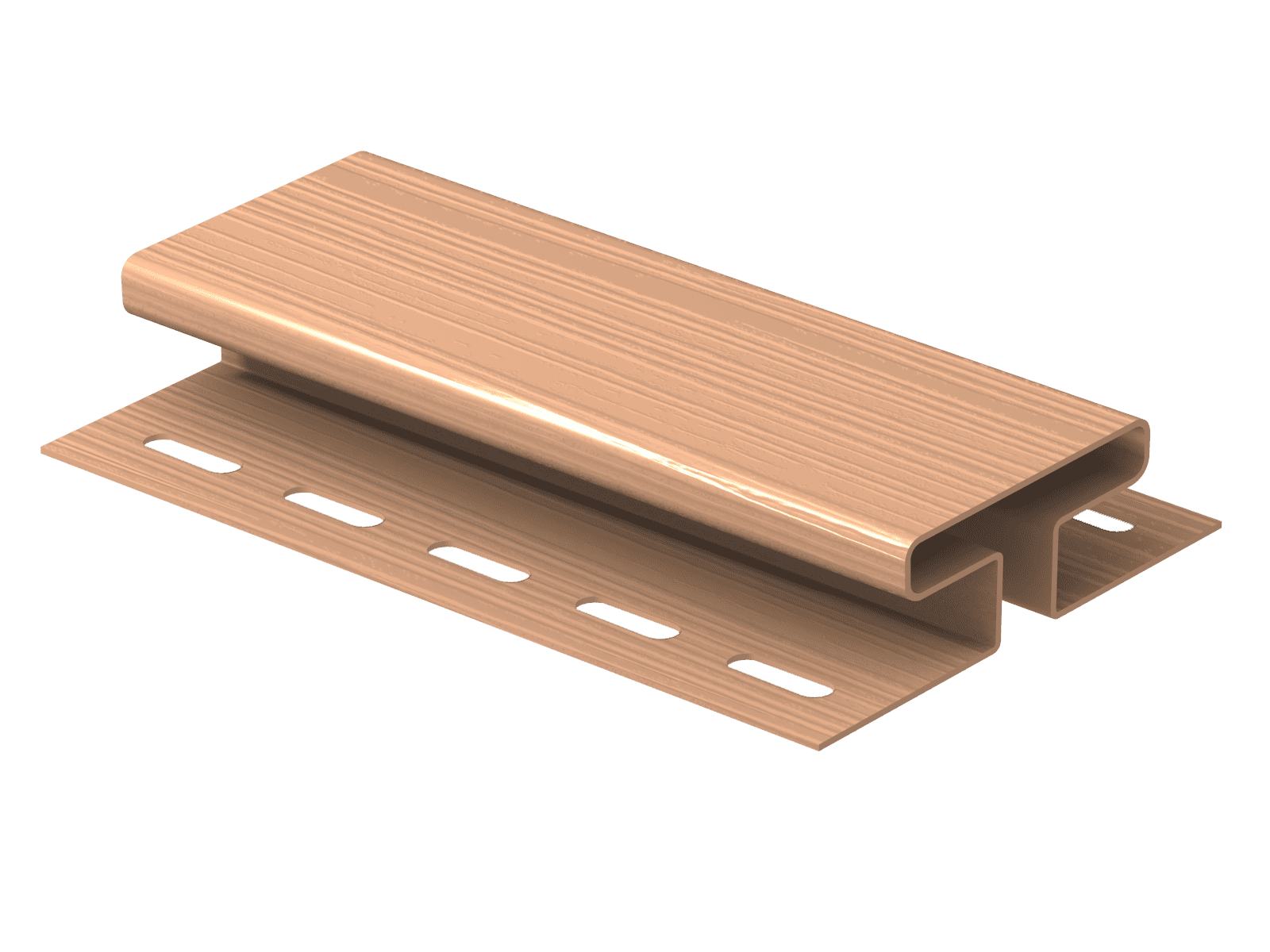 Н-профиль Ю-пласт розовый