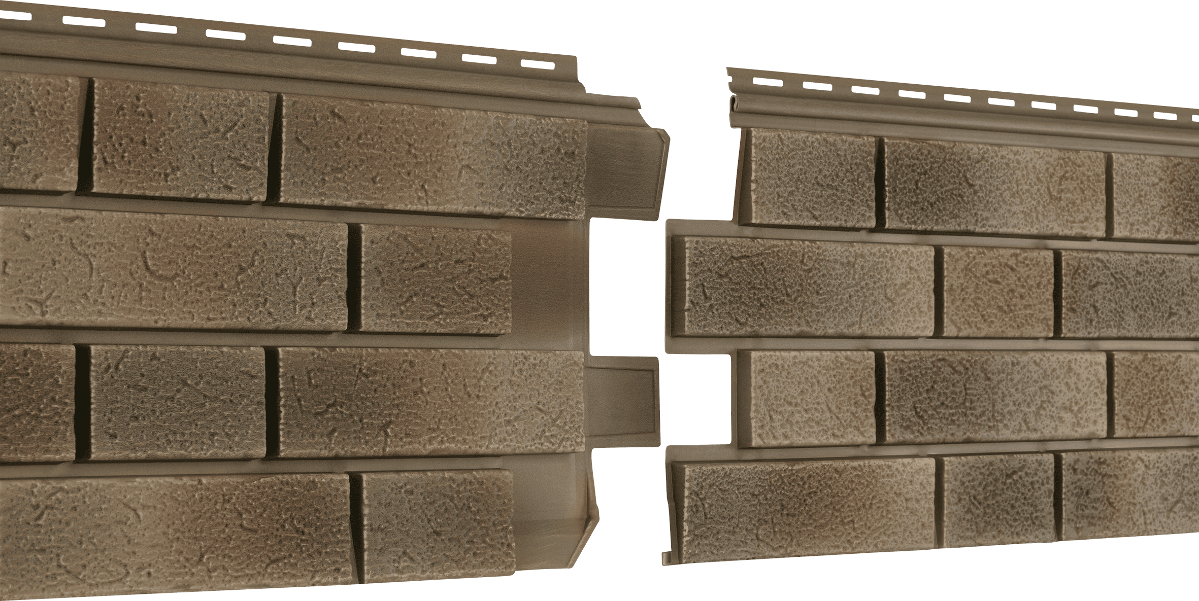 Фасадная панель Ю-пласт Стоун-Хаус Клинкер нордик песок