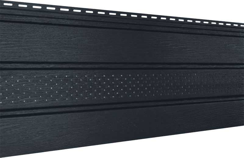 Софит Ю-пласт графитовый частичная перфорация