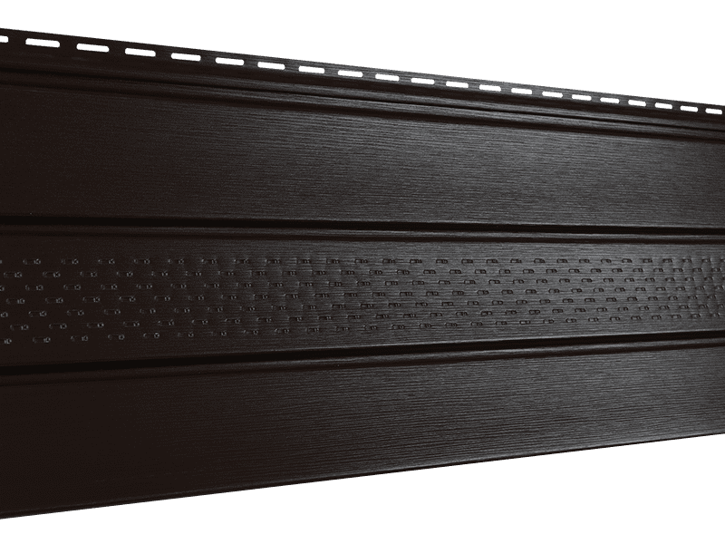 Софит Ю-пласт PRO коричневый частичная перфорация