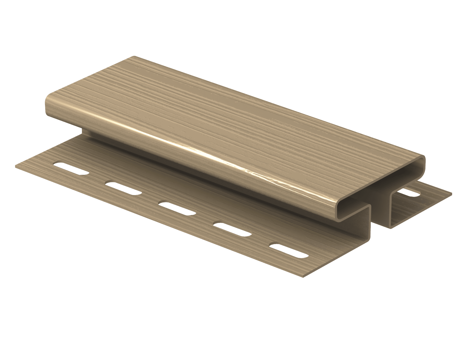 Н-профиль Ю-пласт бежевый